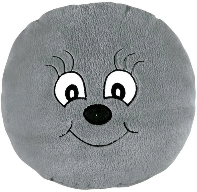 Vankúš Gulička priem.35cm 65/042 šedý 1×1 ks, detský dekoračný vankúš