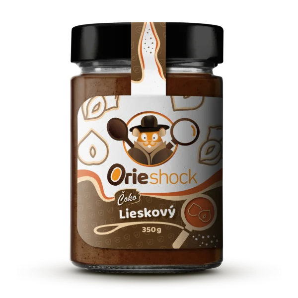 Orieshock čoko lieskový 350g 1×350 g, 100% orieškový krém