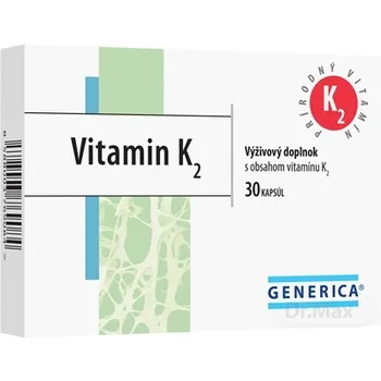 GENERICA Vitamin K2 1×30 cps, výživový doplnok