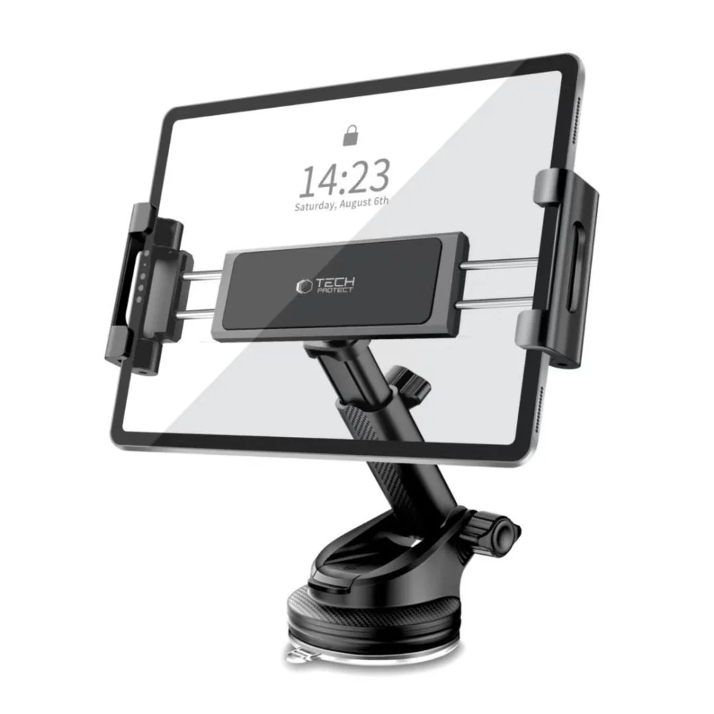 Tech-Protect V4 Wind Dash držiak na tablet do auta, čierny