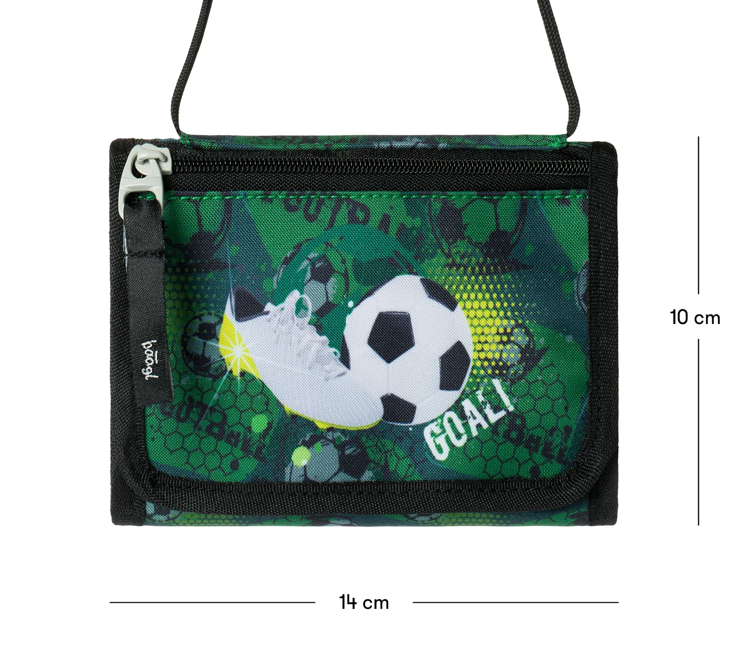 Detská peňaženka na krk s motívom futbalu Futbalový dizajn