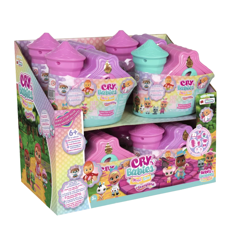 IMC Toys Cry Babies Magic Tears Storyland domček s bábikou a doplnkami