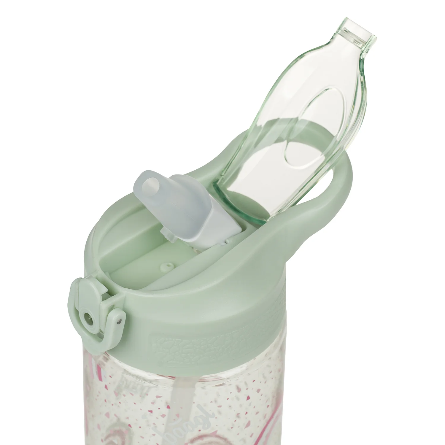 Baagl Tritanová fľaša na nápoje so slamkou Dúha 500 ml 500 ml