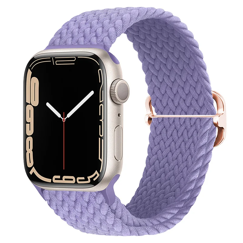 BStrap Elastic Nylon remienok na Apple Watch 42/44/45mm lavander