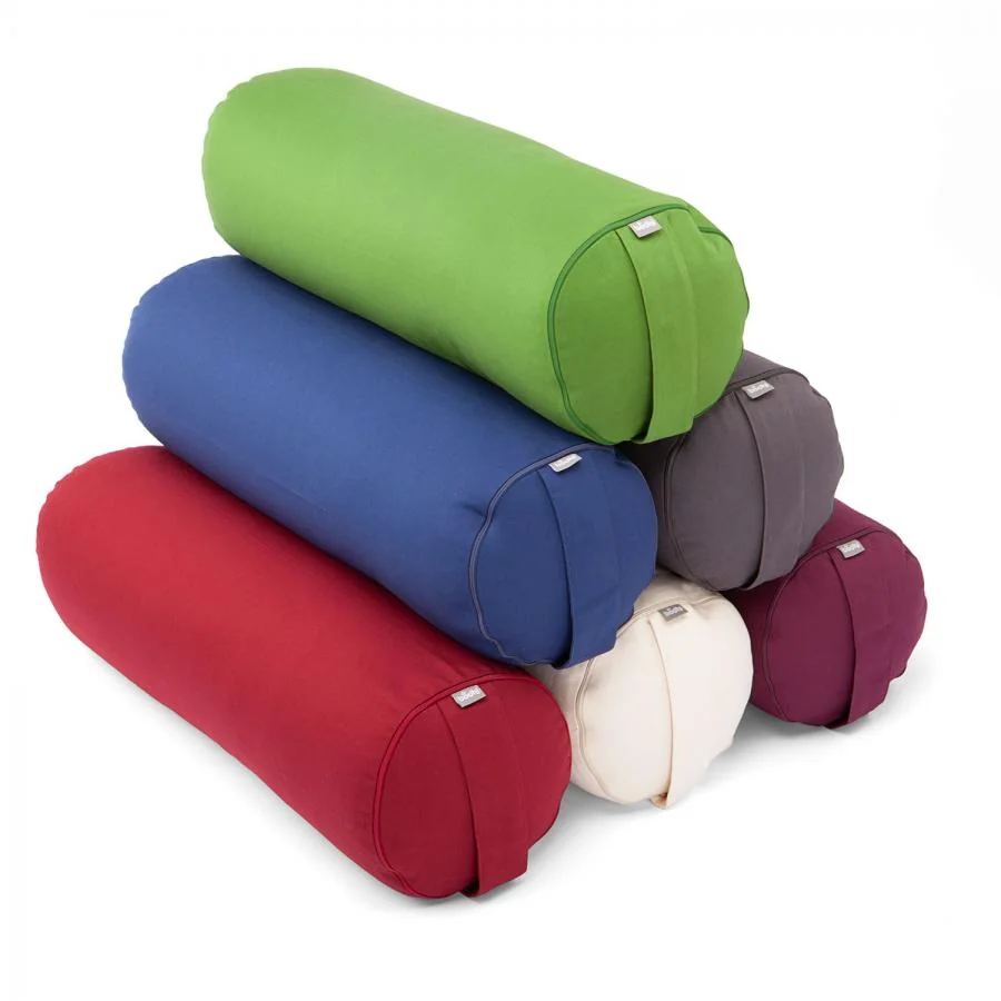 Bodhi Yoga Bolster valec na jogu špalda 100% organická bavlna 65 x 22 cm 153A