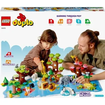 LEGO® DUPLO® 10975 Divoké zvieratá sveta 1×1 ks, lego stavebnica