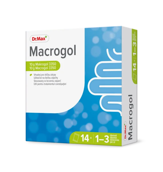 Dr. Max Macrogol 10g 1×14 ks, zdravotnícka pomôcka