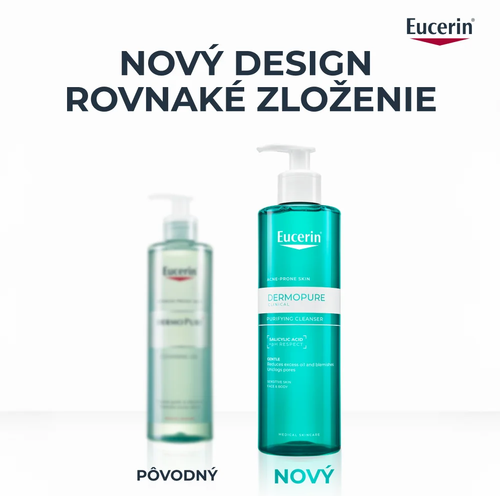 EUCERIN DERMOPURE CLINICAL GEL HLBKOVO CISTIACI 400ML 400 ml
