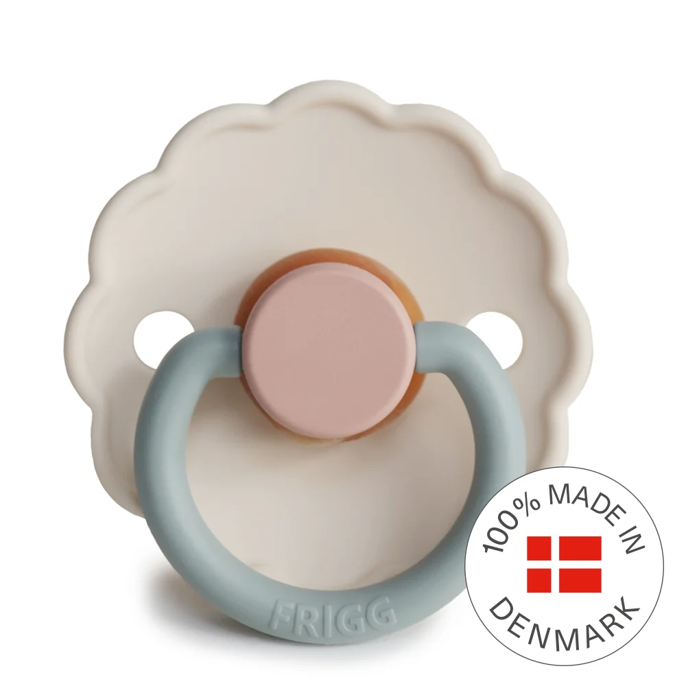 FRIGG Daisy kaučuk cumlík Cotton Candy, +6m 1×1 ks, cumlík