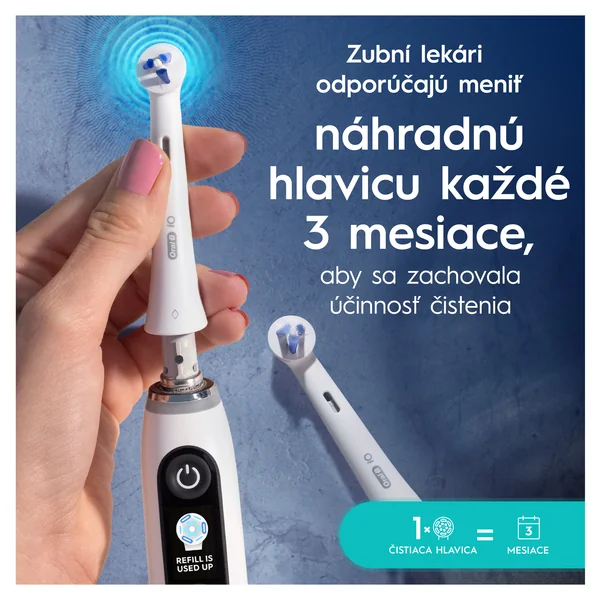Oral-B iO Interdental Clean, hlavice zubnej kefky, biele 2 ks