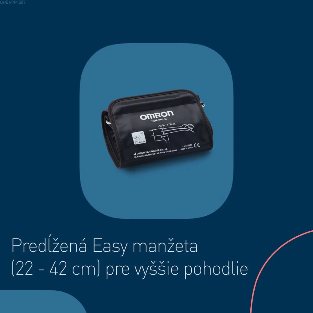 Tlakomer OMRON M2+ + sieťový zdroj 1 set