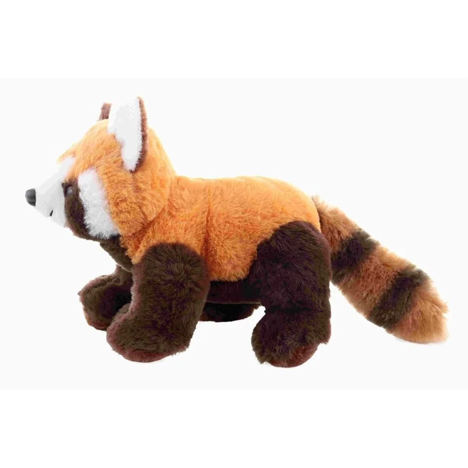 Panda červená plyšová 19cm