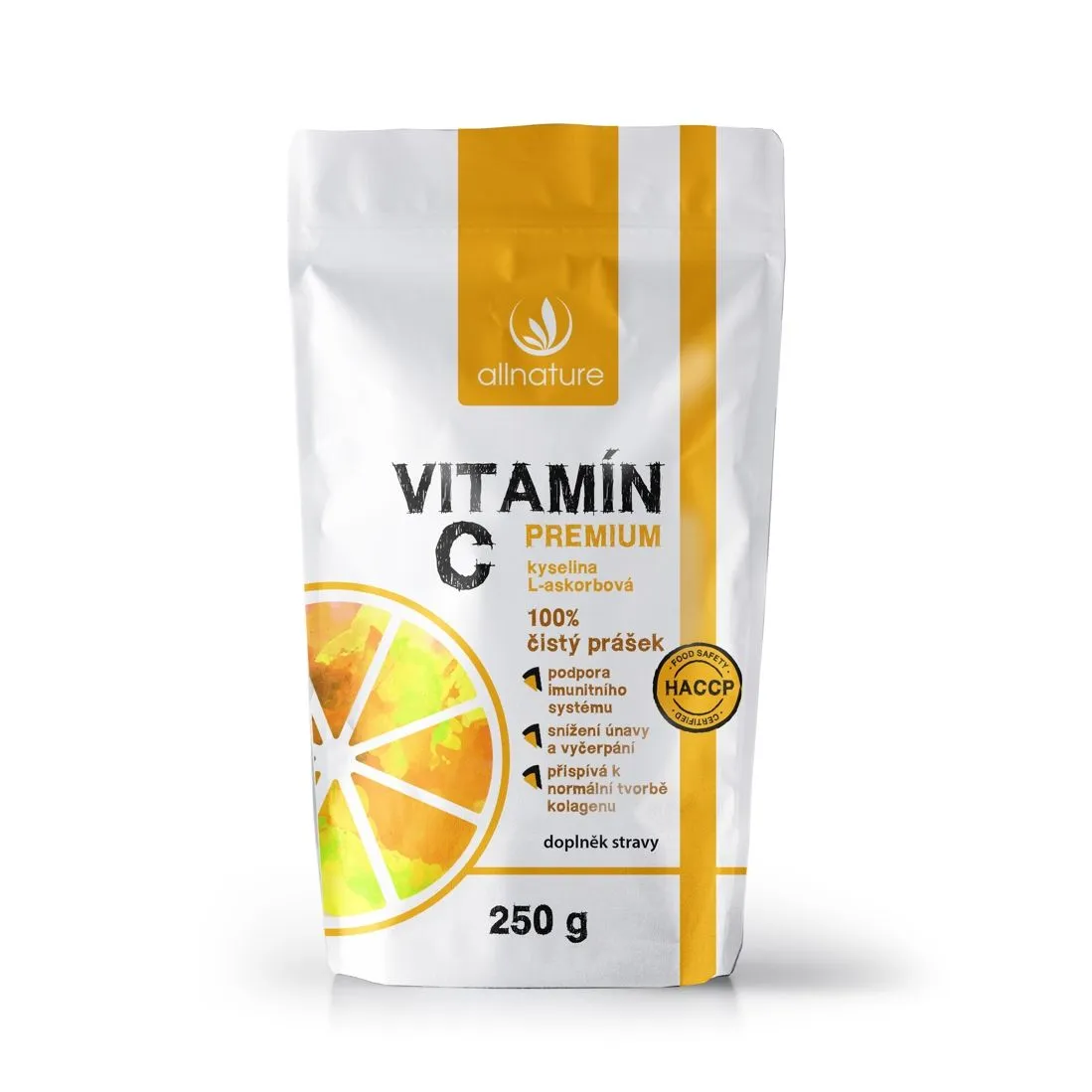 Allnature VITAMÍN C Premium 1×250 g, výživový doplnok