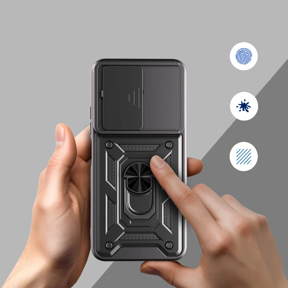 Tech-Protect Camshield Pro kryt na Xiaomi Redmi 15C, čierny