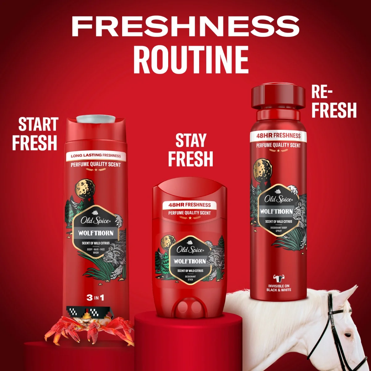 OLD SPICE SG WOLFTHORN 1×400 ml, sprchový gél