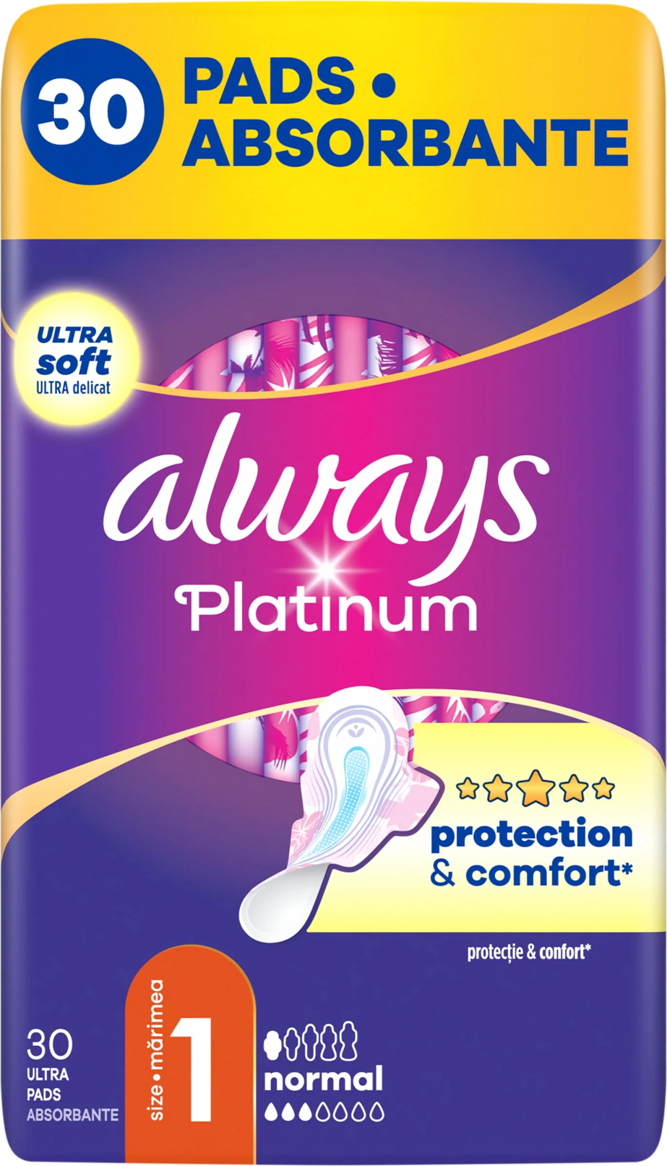Always Platinum Quatro 30ks Normal 1×30 ks, hygienické vložky