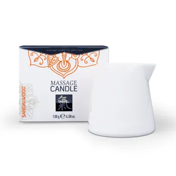 Hot Masážna sviečka Massage Candle Sandalwood 1×130 g, masážna sviečka