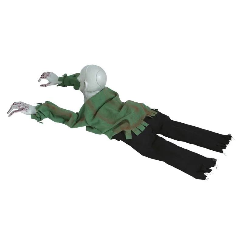 Guirca Zombie ležiaci na zemi s efektmi 110cm