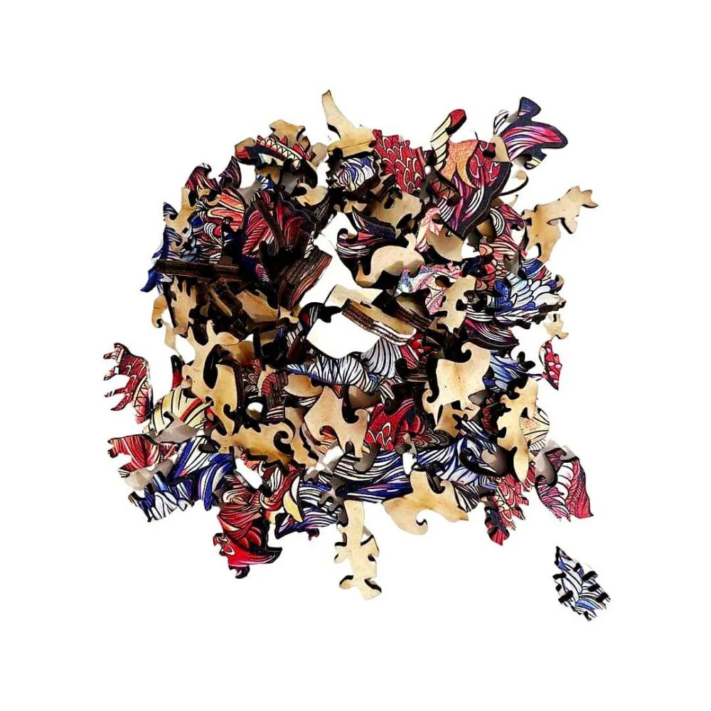 Drevené puzzle Macaw/S