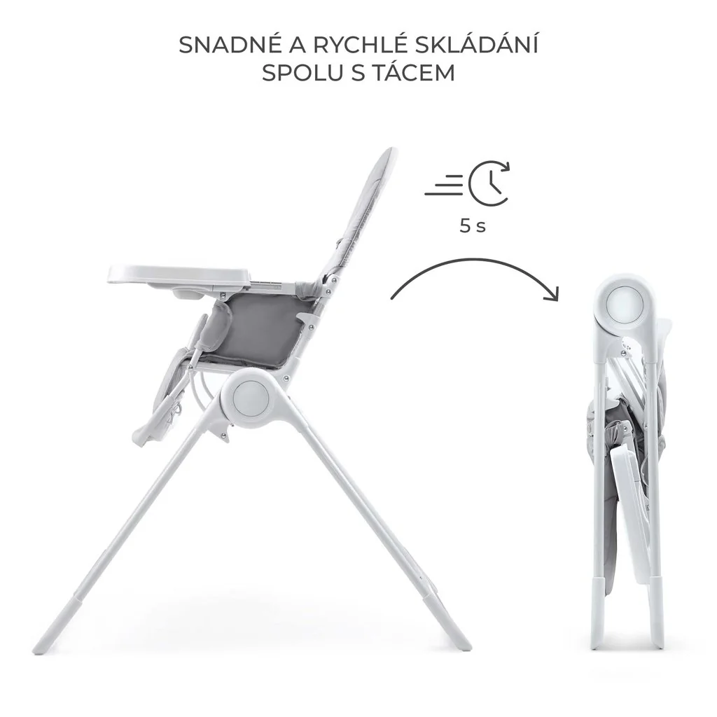 Stolička jedálenská Binci Light Grey