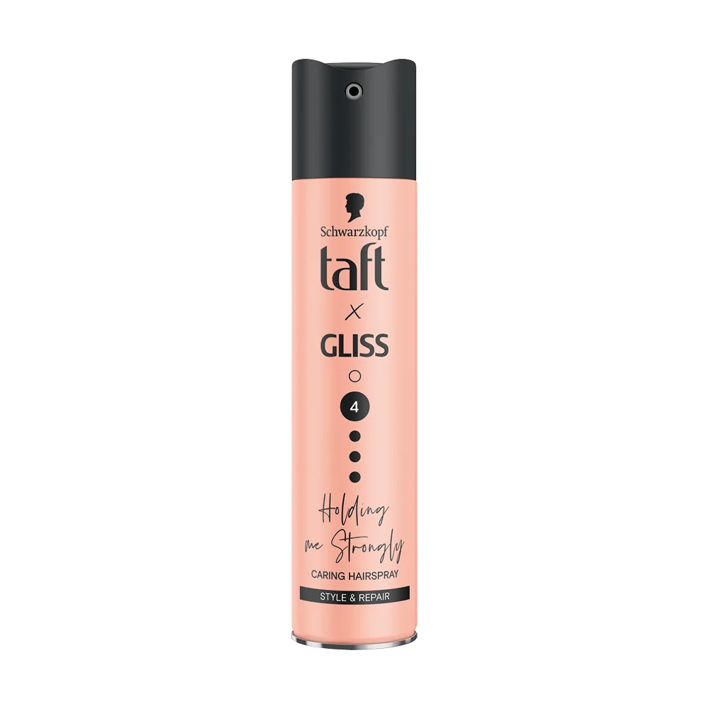 Schwarzkopf Taft x Gliss ošetrujúci lak na vlasy 1×250 ml, lak na vlasy