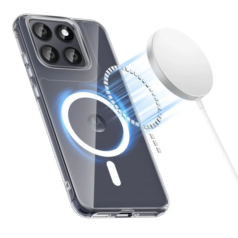 Tech-Protect FlexAir Hybrid MagSafe kryt na Motorola Edge 70 Fusion / Fusion Plus 5G, priesvitný