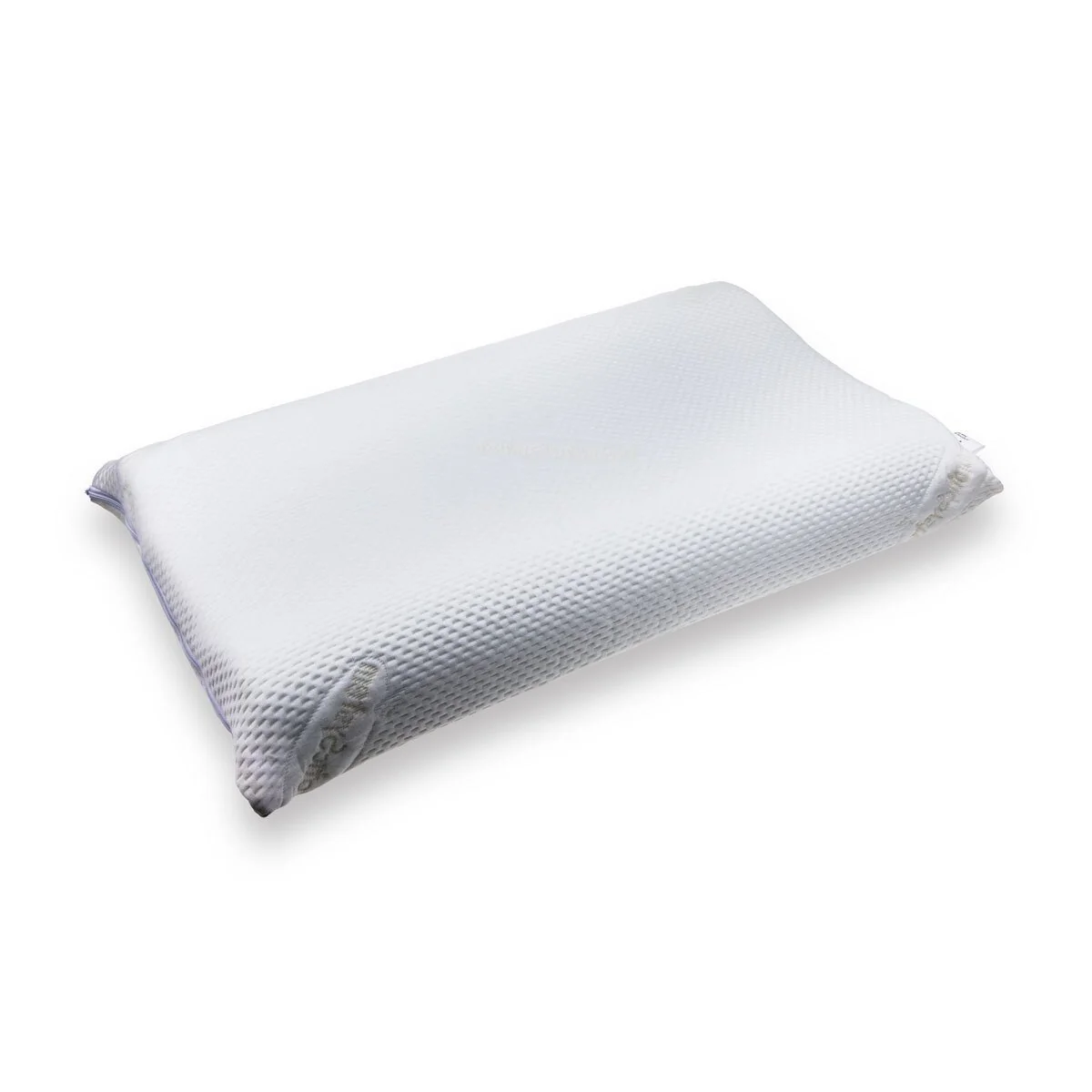 Vankúš z pamäťovej peny ideálny na spánok na chrbte Bio Wave 72x42 cm