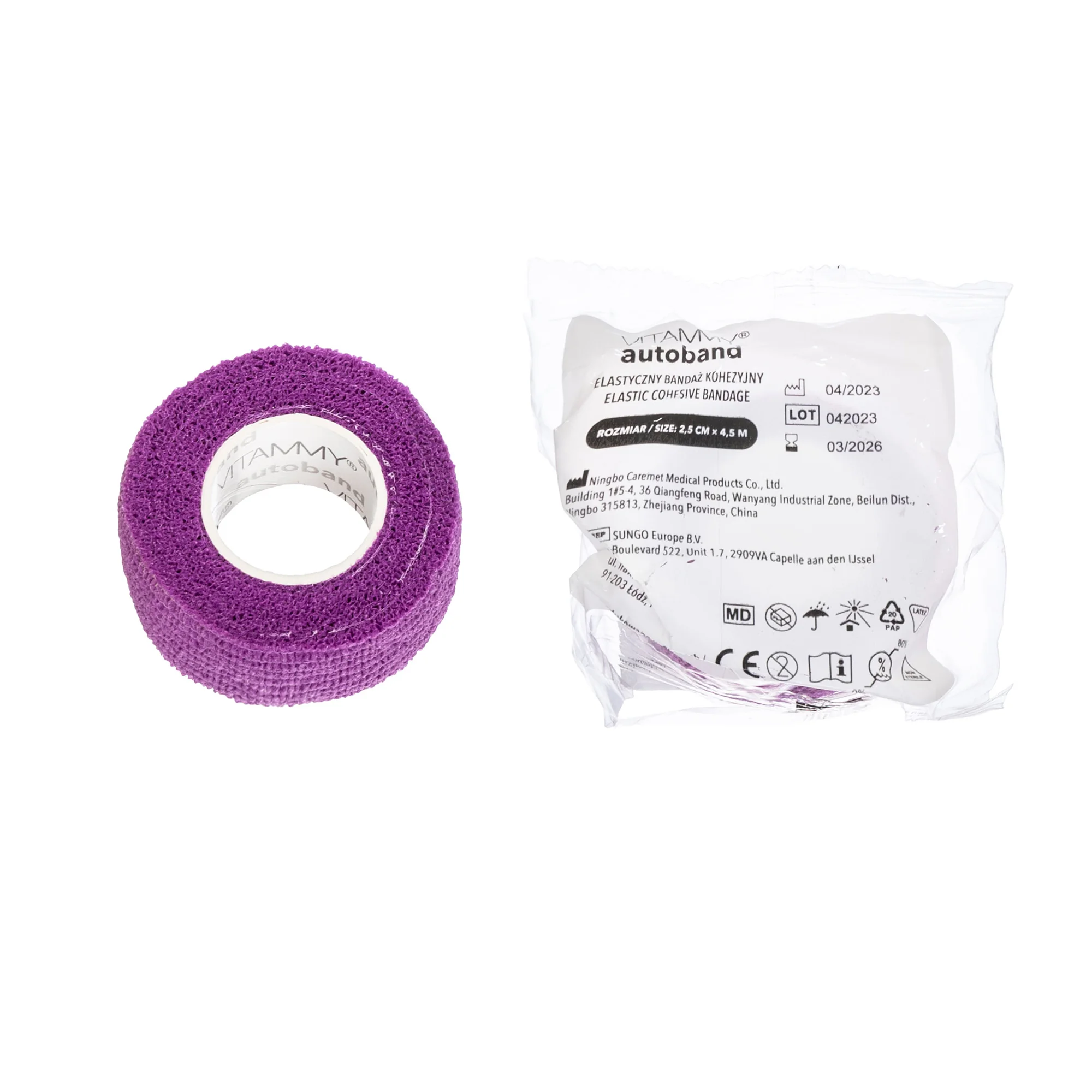 VITAMMY Autoband samolepiaca bandáž fialová 2,5 cm x 450 cm