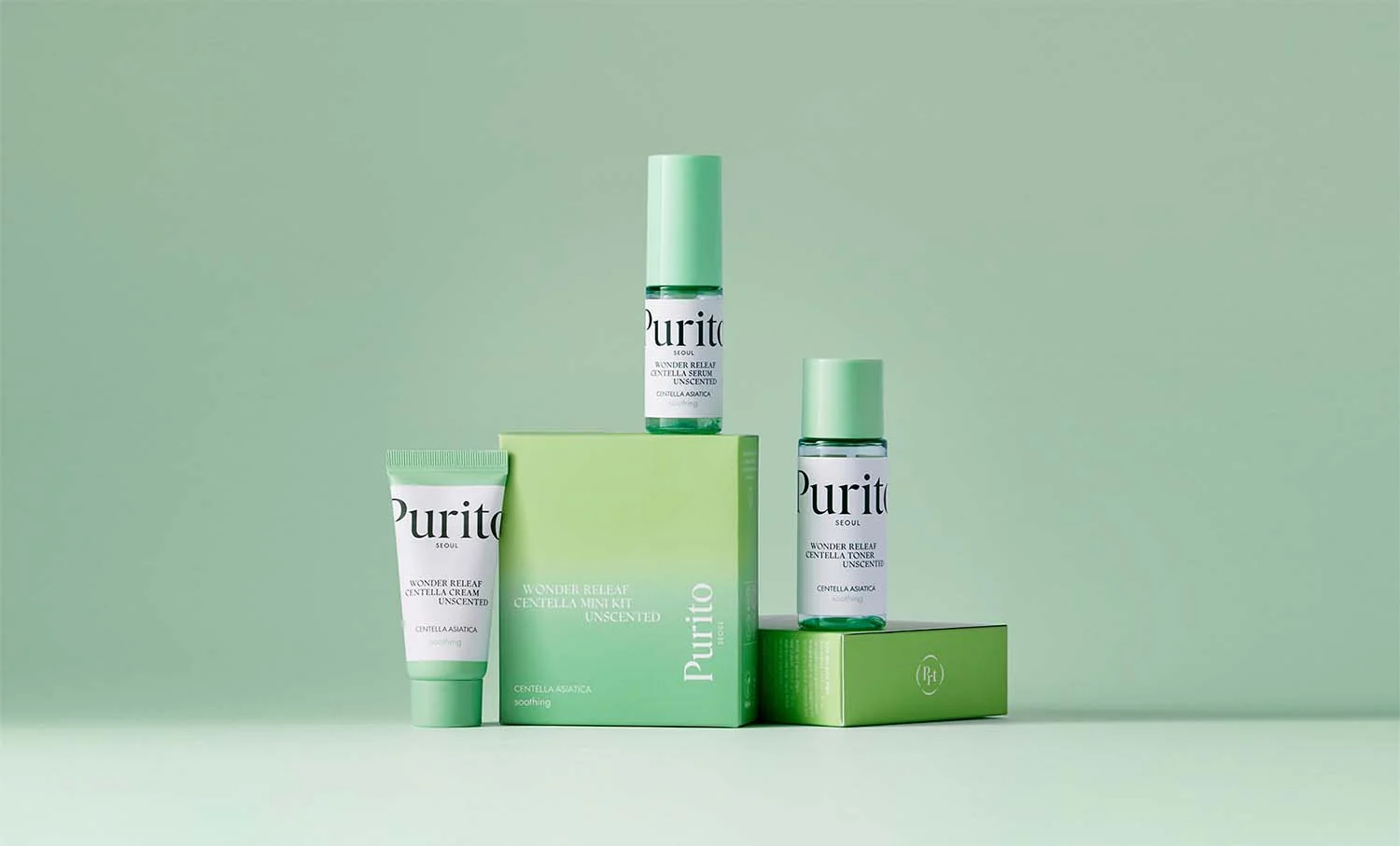 Purito Wonder Releaf Centella Mini Kit Unscented 3 ks