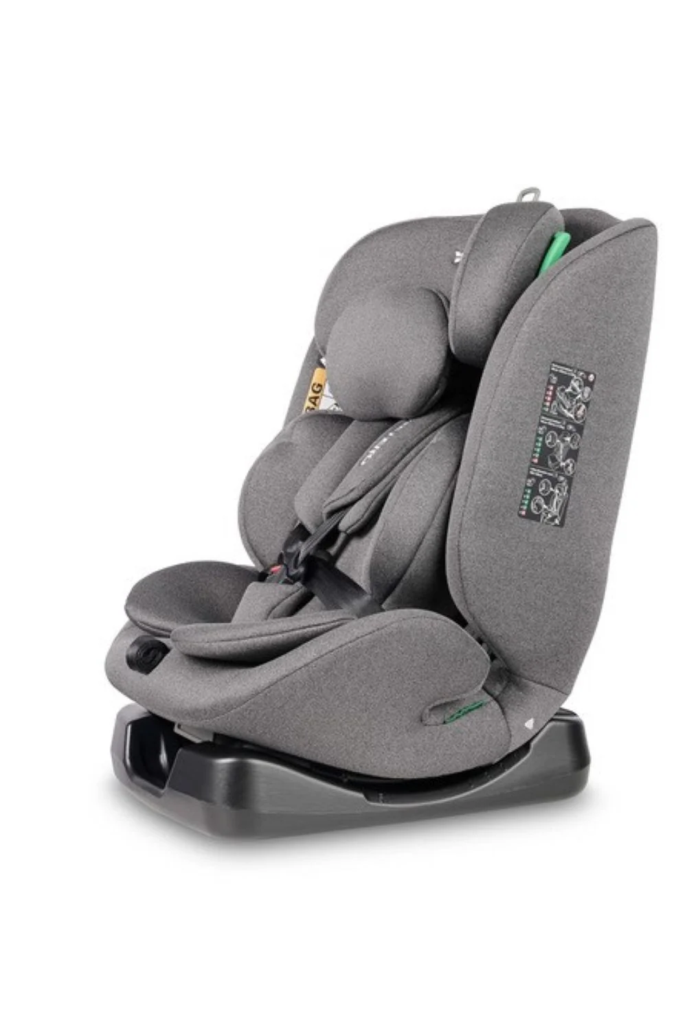 Detská autosedačka Mundi i-Size, sivá, 40–150 cm