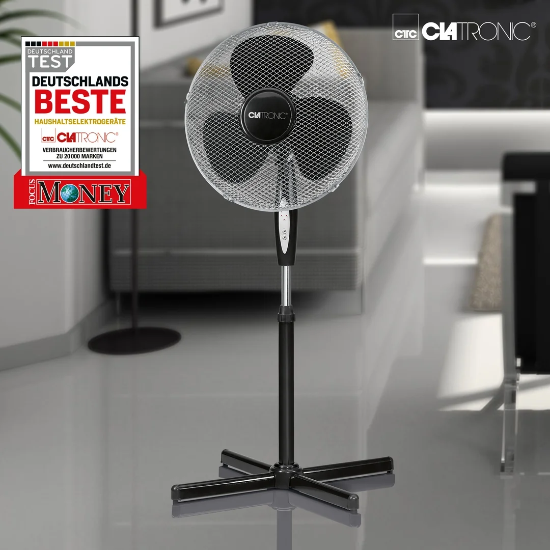 Clatronic stojanový ventilátor VL 3741 S s diaľkovým ovládaním 