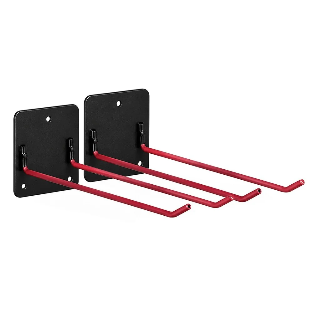 MG Garden Hook držiak na záhradné náradie 2ks, čierny / červený