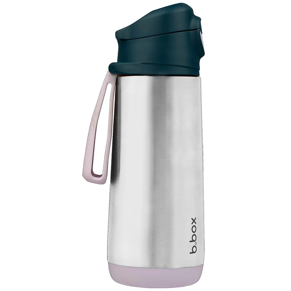 Športová termoska na pitie 500 ml indigo/ružová