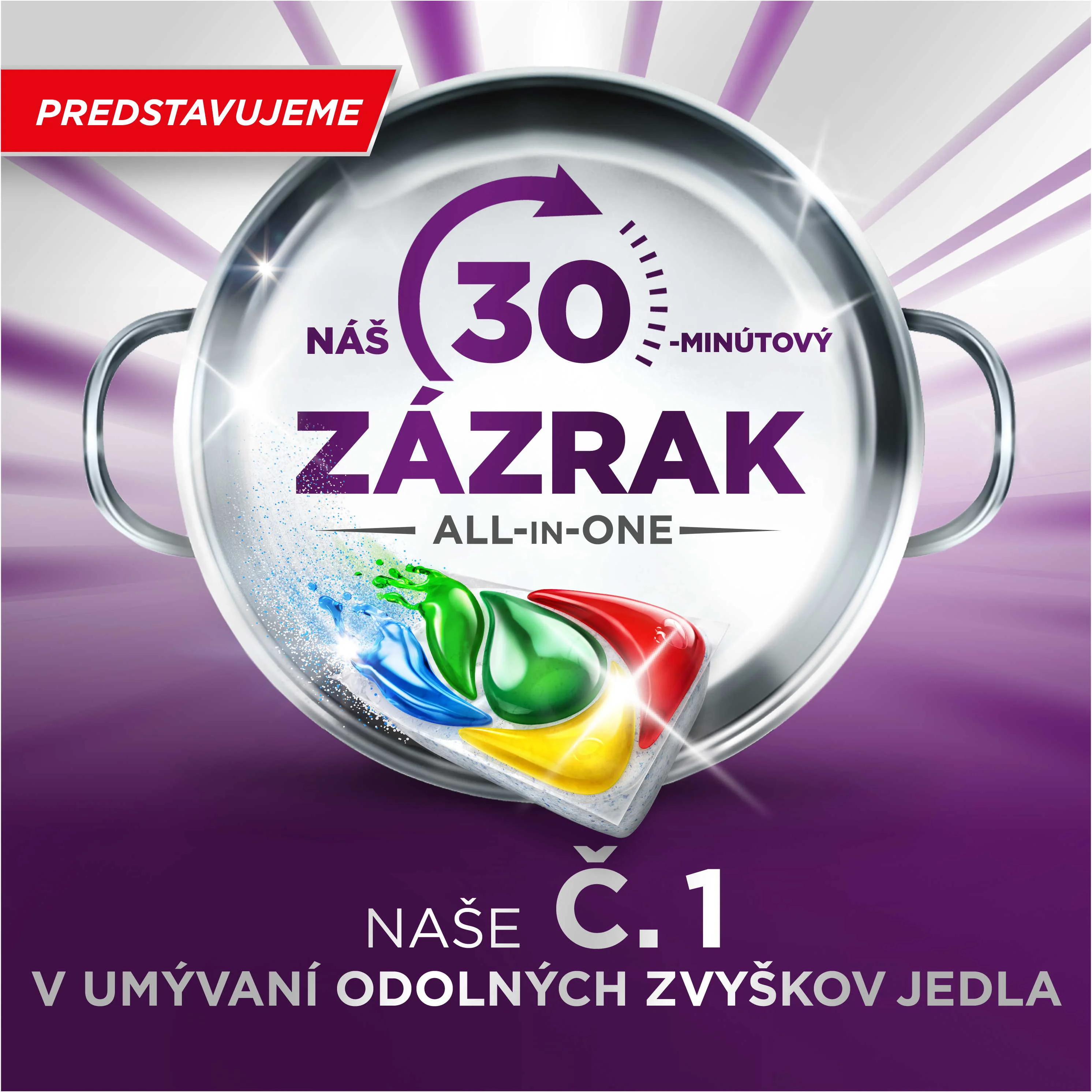 Jar Platinum Plus 30 Minute Miracle tablety do umývačky riadu 100 ks