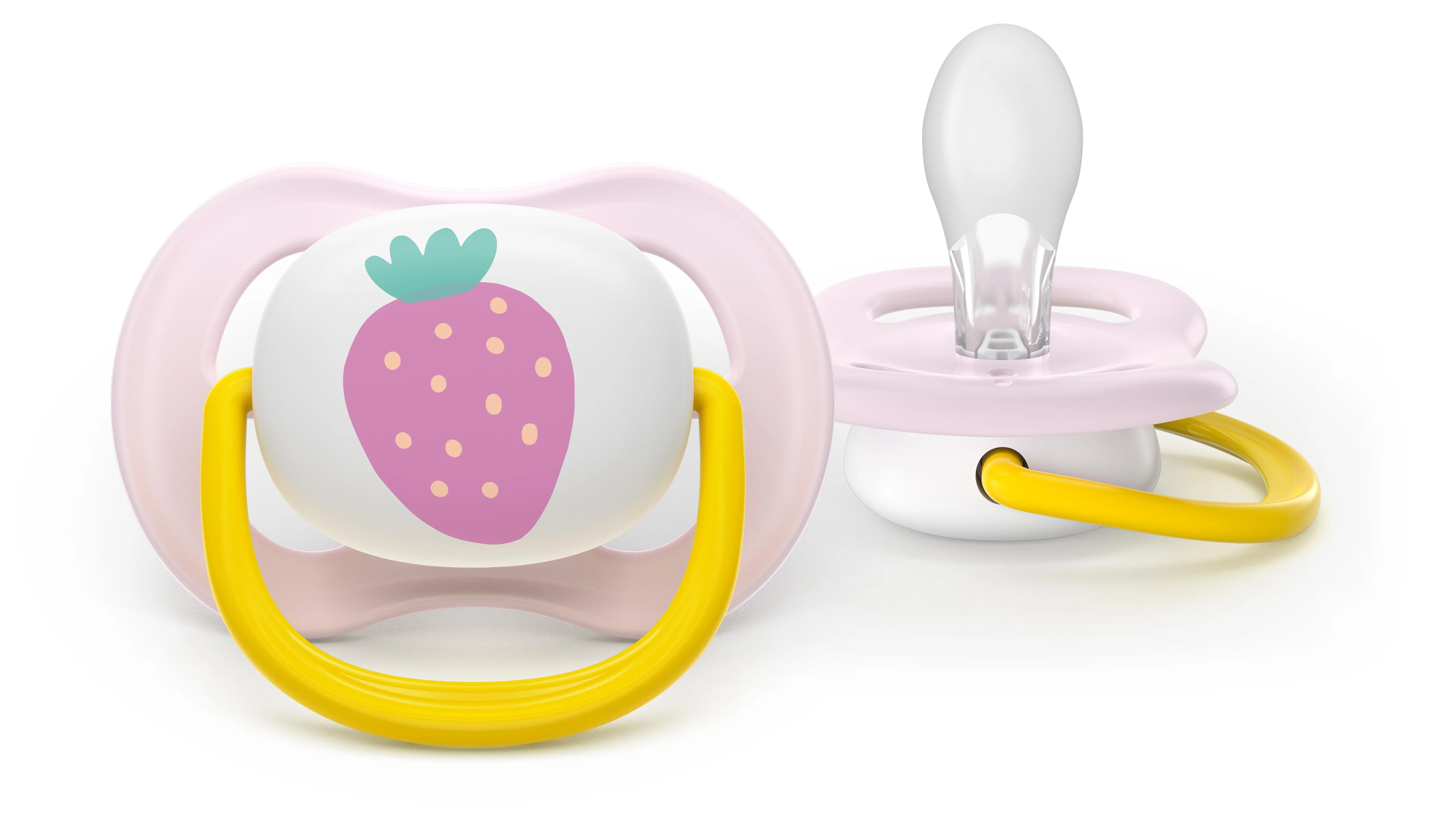 Philips AVENT - Cumlík Ultra air s obrázkom SCF080/24, 0-6 m, dievča 2 ks