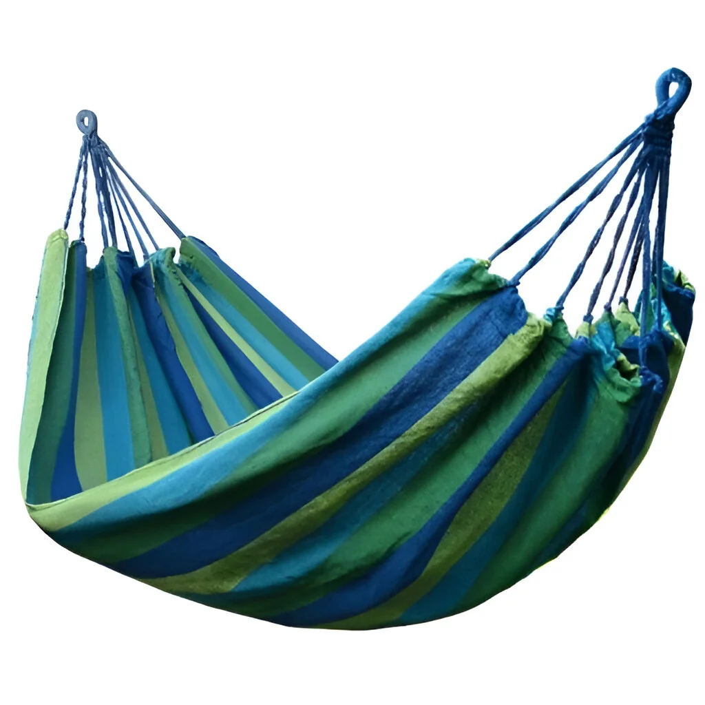 LIVEFY Hammock hojdacia sieť 260x150cm, modrá/zelená
