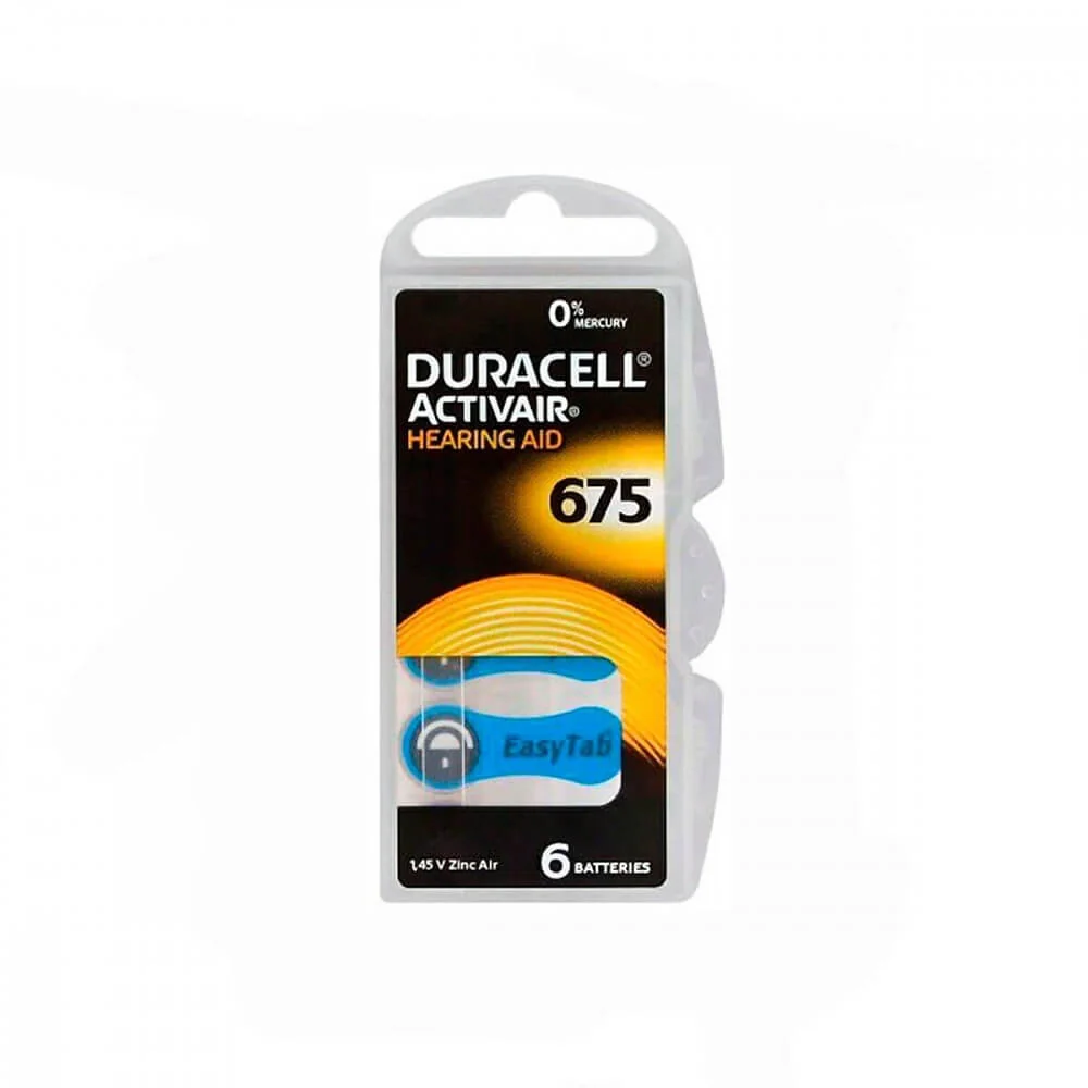 Batéria Duracell do naslúchatka 675 1,45V-