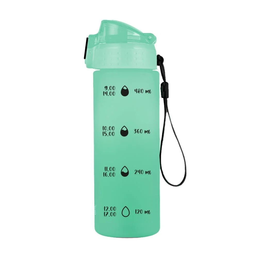 OXY CLiCK PASTELINi - fľaša na pitie 600 ml zelená