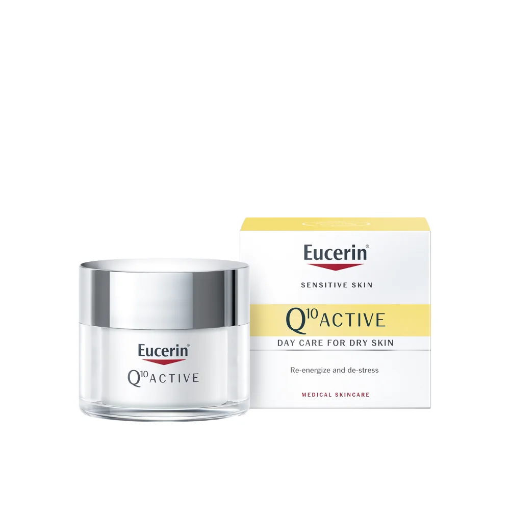 Eucerin Q10 ACTIVE denný krém proti vráskam 1×50 ml, pre citlivú pokožku