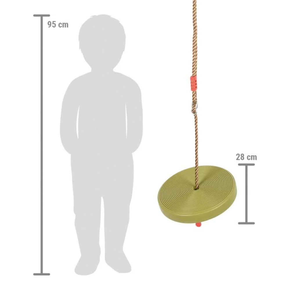 small foot Plastová hojdačka swift zelená