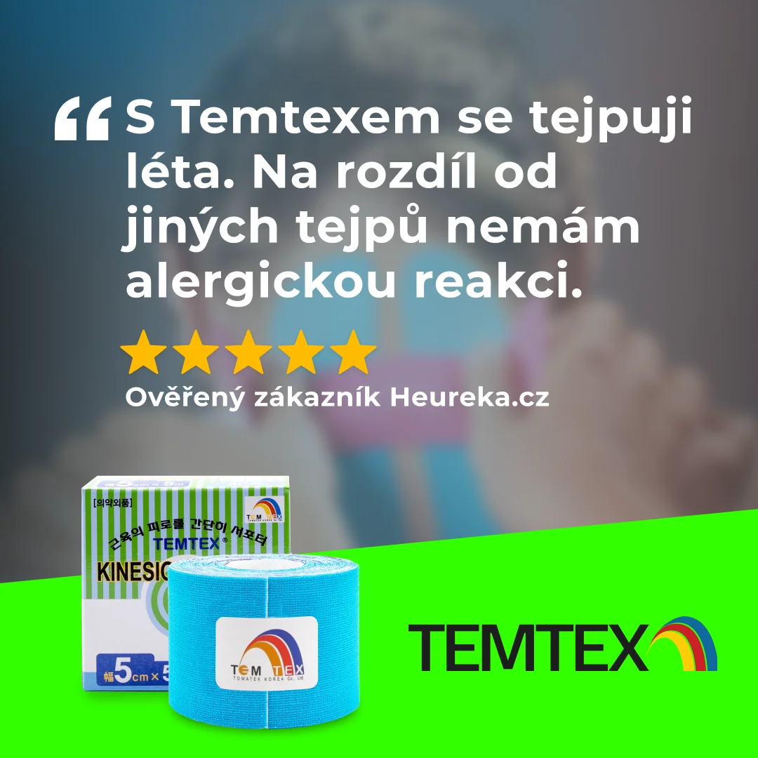 TEMTEX tape Tourmaline 5 cm x 5 m