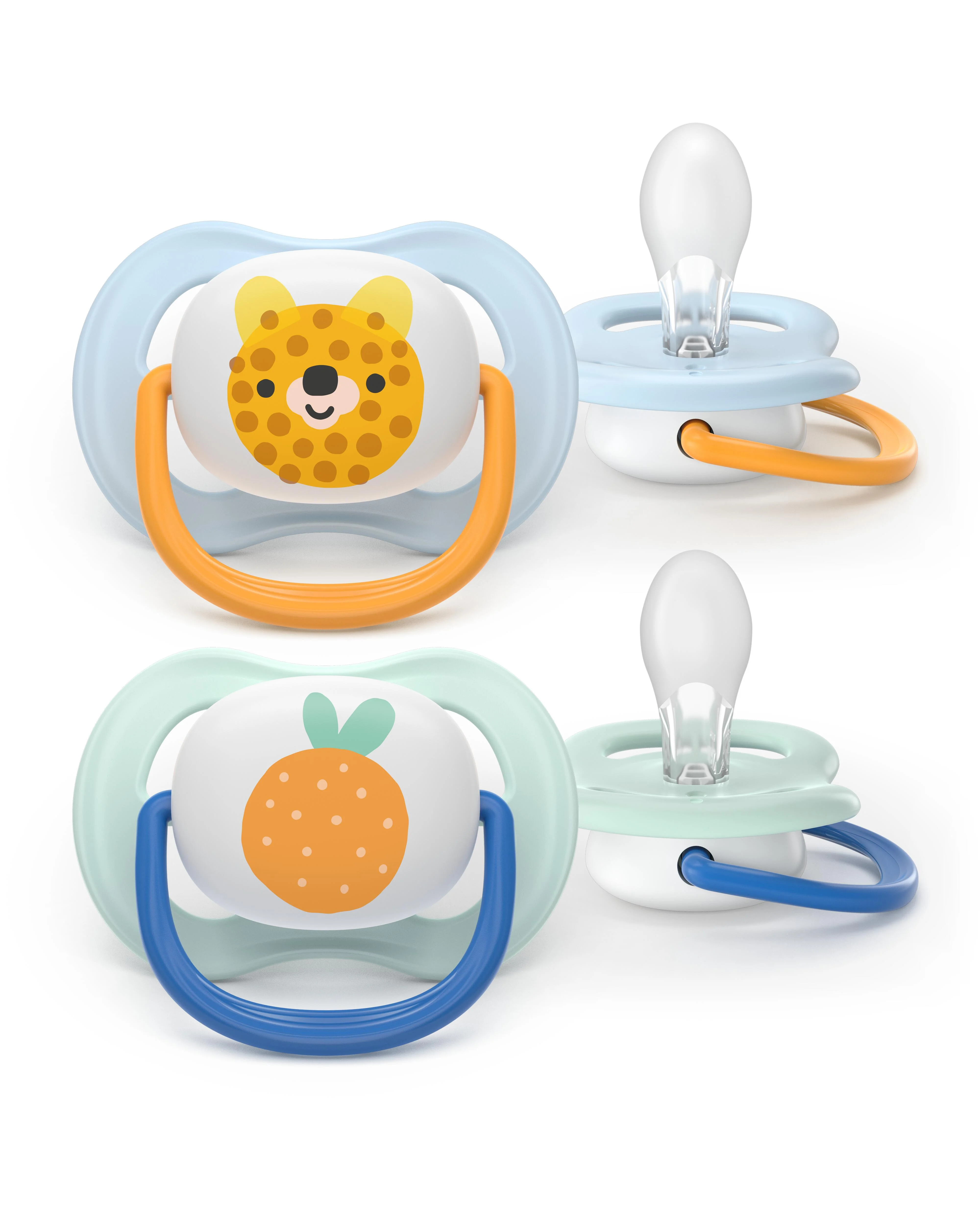 Philips AVENT - Cumlík Ultra air s obrázkom SCF080/23, 0-6 m, chlapec 2 ks