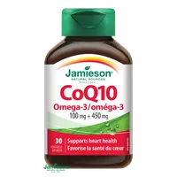 JAMIESON Koenzým Q10 s Omega-3 30cps.