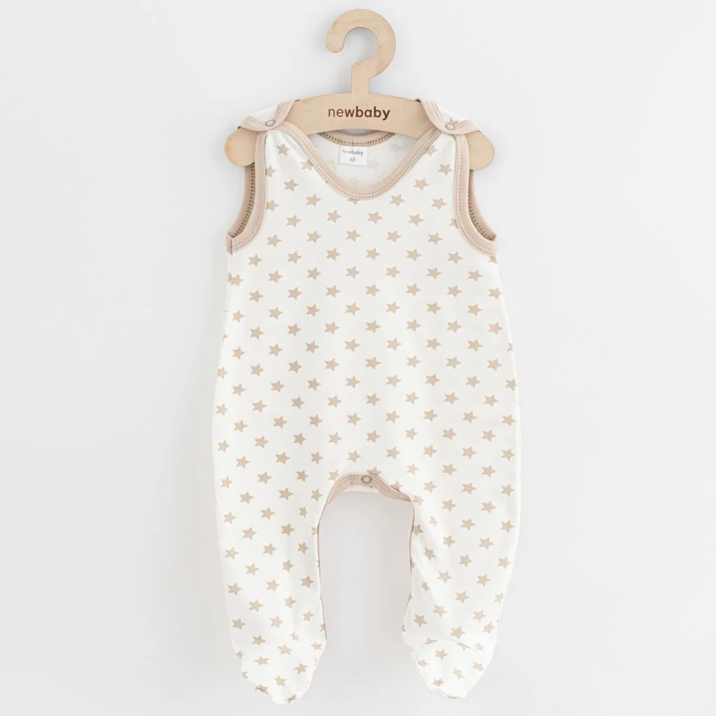 Dojčenské dupačky New Baby Classic II Uni 3ks béžové 56 (0-3m),