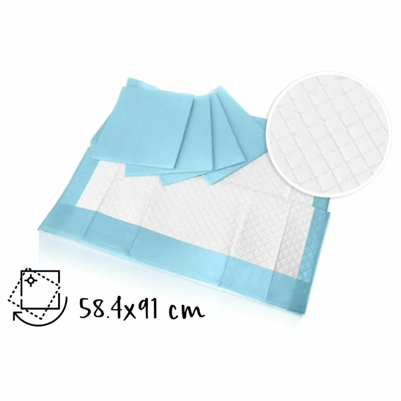 MEDLINE Jednorazové absorpčné hygienické podložky 58,4 x 91 cm, 100 ks (4 x 25 ks) TOW014462