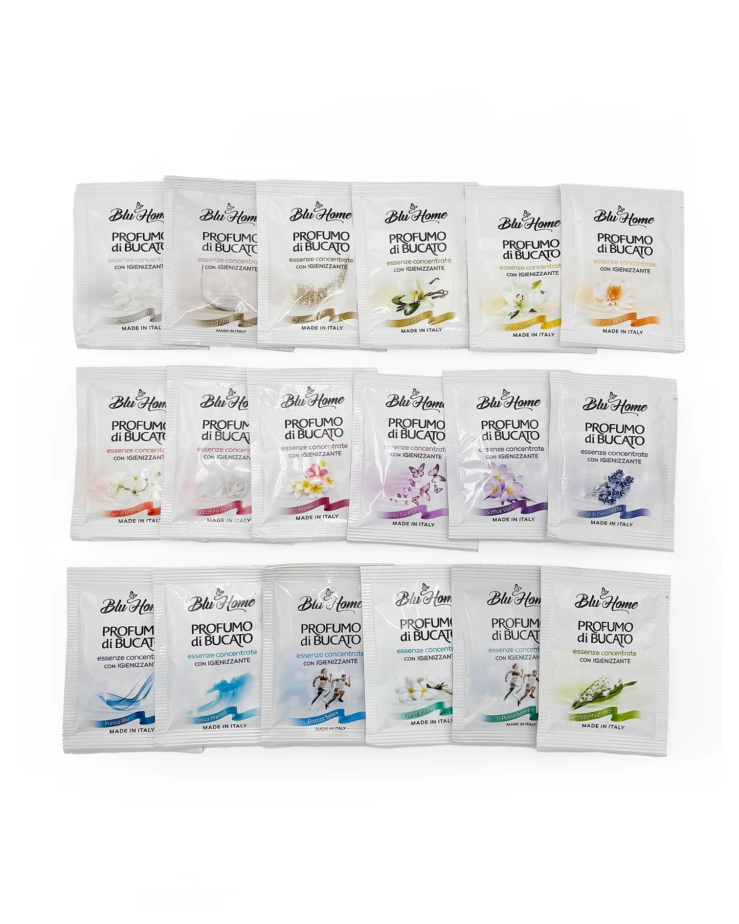 Blu Home discovery set parfumov na pranie 18x10ml