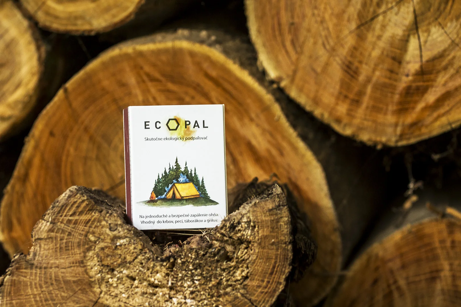 Včelobal ecopal 1×15 ks, prírodný podpaľovač