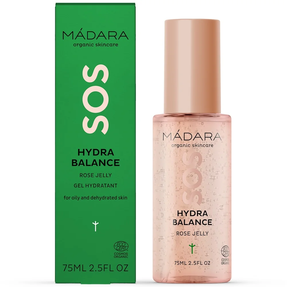 MÁDARA SOS HYDRA Ružový hydratačný gél 75 ml
