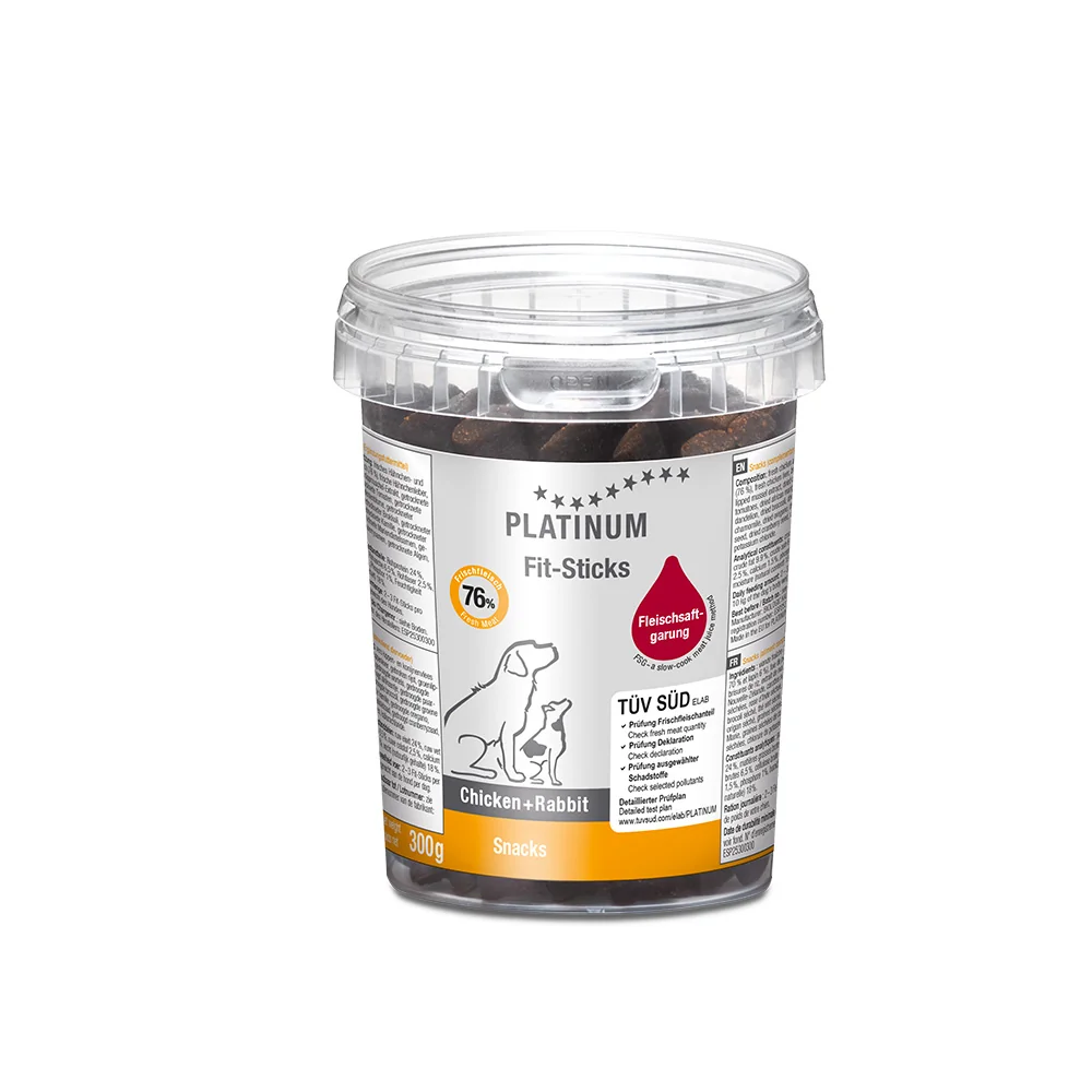 Fit-Sticks Chicken & Rabbit - Kura & Králik tyčinky 300 g