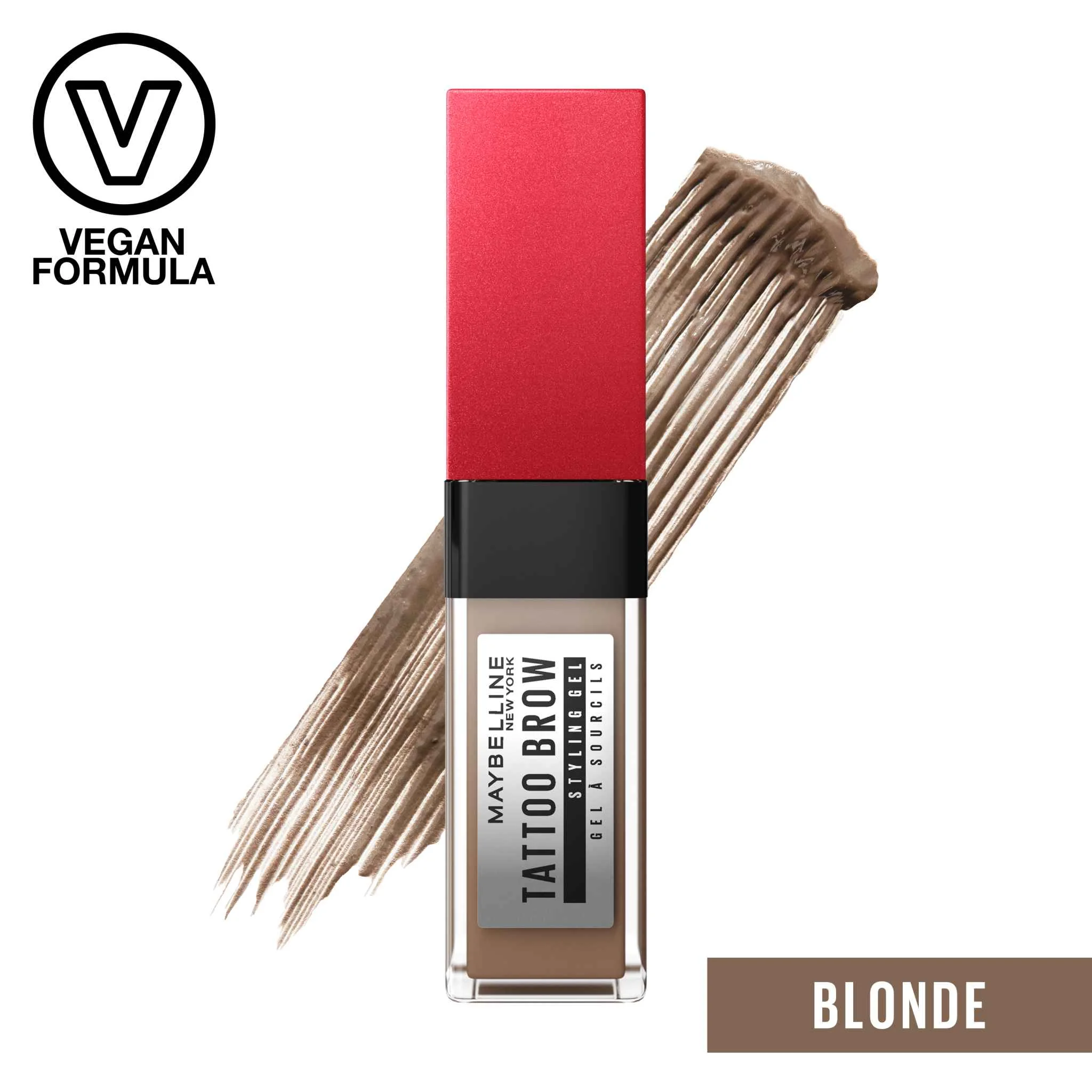 Maybelline New York Tattoo Brow 36H Styling Gel 250 Blonde dlhotrvajúci gél na obočie, 6 ml 1× 6 ml, gél na obočie